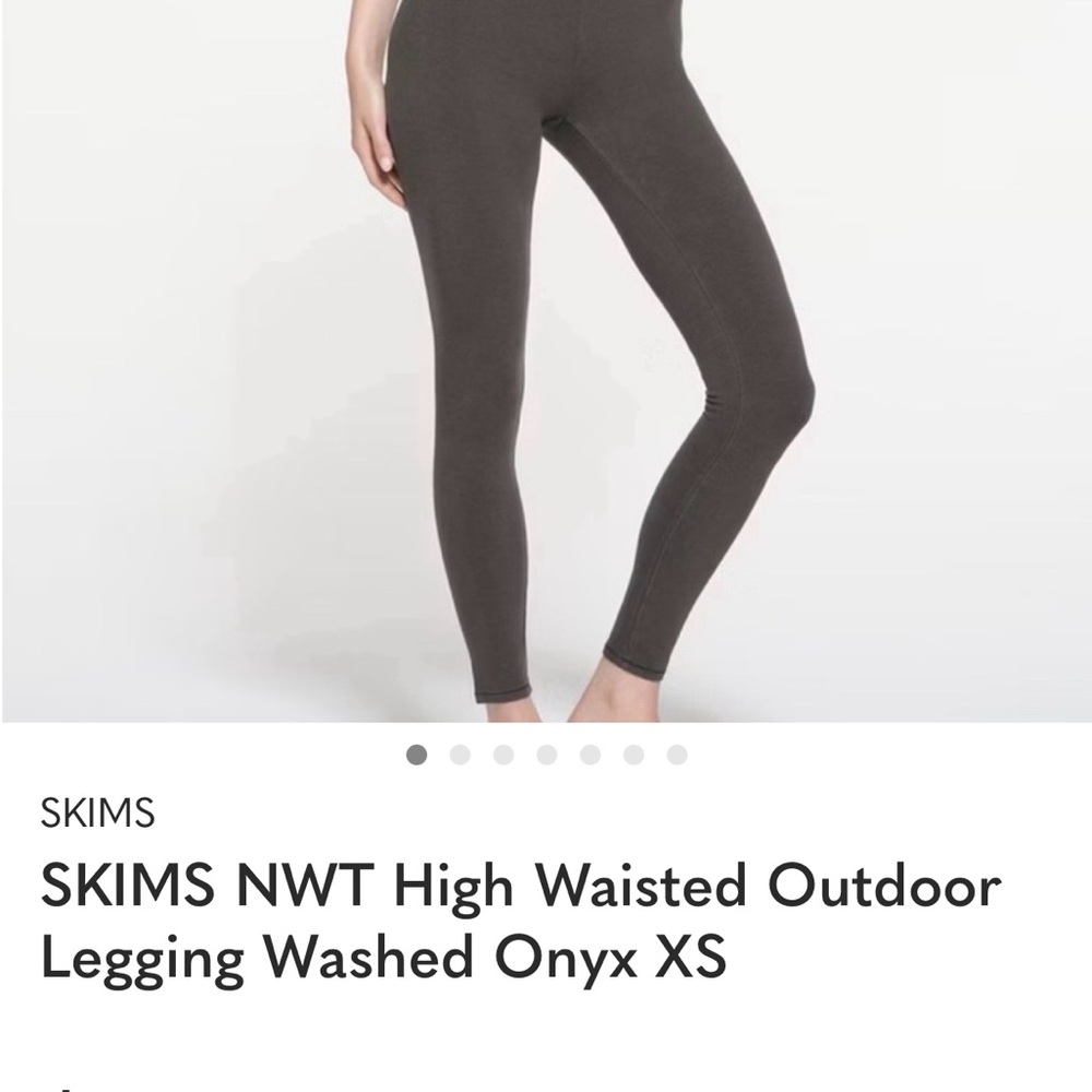 SKIMS Washed Onyx Sculpting High-Waist Leggings